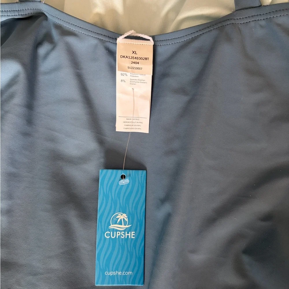 Cupshe Slate Blue Swimsuit